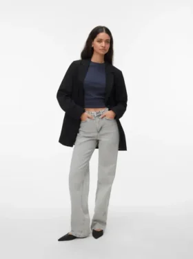 Jeans Vmtessa à taille haute et coupe large