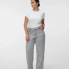 Jeans Vmtessa à taille haute et coupe large