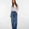 Jeans Vmtessa à taille haute et coupe large