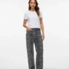 Jeans Vmtessa à taille haute et coupe large