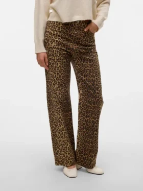 Jeans Vmtessa à taille haute et coupe large