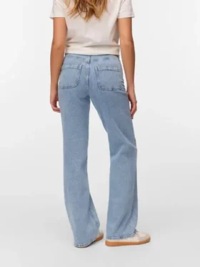 Jeans Vmtessa à taille haute et coupe large