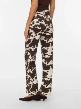 Jeans Vmtessa à taille haute et coupe large