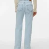 Jeans Vmtessa à taille haute et coupe large