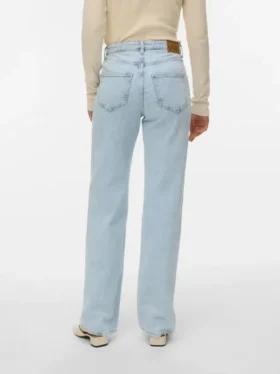 Jeans Vmtessa à taille haute et coupe large
