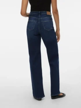 Jeans Vmtessa à taille haute et coupe large