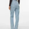Jeans Vmtessa à taille haute et coupe large