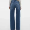 Jeans Vmtessa à taille haute et coupe large