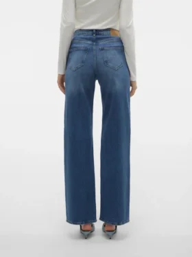 Jeans Vmtessa à taille haute et coupe large