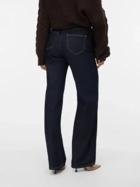 Jeans Vmtessa à taille haute et coupe large