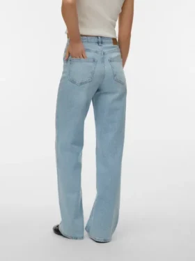 Jeans Vmtessa à taille haute et coupe large
