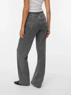 Jeans Vmtessa à taille haute et coupe large