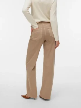 Jeans Vmtessa à taille haute et coupe large