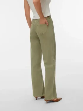 Jeans Vmtessa à taille haute et coupe large