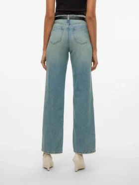 Jeans Vmtessa à taille haute et coupe large