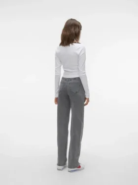 Jeans Vmtessa à taille haute et coupe large