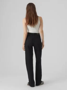 Jeans Vmtessa à taille haute et coupe large