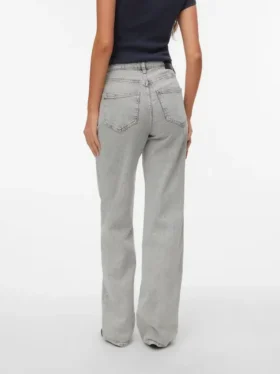 Jeans Vmtessa à taille haute et coupe large