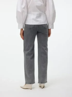 Jeans Vmtessa à taille haute et coupe large