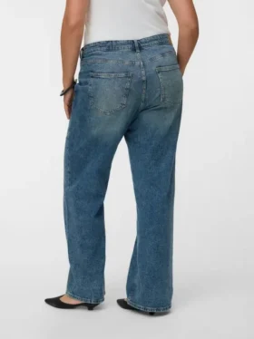 Jeans Vmtessa à taille haute et coupe large