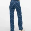 Jeans Vmtessa à taille haute et coupe large