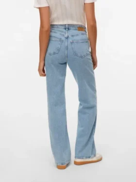 Jeans Vmtessa à taille haute et coupe large
