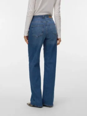 Jeans Vmtessa à taille haute et coupe large