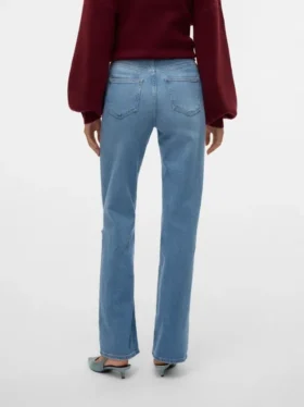 Jeans Vmtessa à taille haute et coupe large