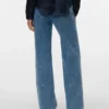 Jeans Vmtessa à taille haute et coupe large