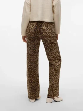 Jeans Vmtessa à taille haute et coupe large