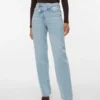 Jeans Vmtessa à taille haute et coupe large