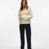 Jeans Vmtessa à taille haute et coupe large