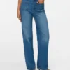 Jeans Vmtessa à taille haute et coupe large