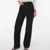 Jeans Vmtessa à taille haute et coupe large