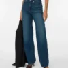 Jeans Vmtessa à taille haute et coupe large