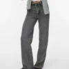 Jeans Vmtessa à taille haute et coupe large