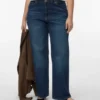 Jeans Vmtessa à taille haute et coupe large