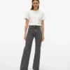 Jeans Vmtessa à taille haute et coupe large