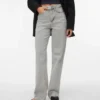 Jeans Vmtessa à taille haute et coupe large
