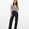 Jeans Vmtessa à taille haute et coupe large