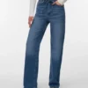 Jeans Vmtessa à taille haute et coupe large