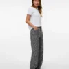 Jeans Vmtessa à taille haute et coupe large