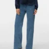 Jeans Vmtessa à taille haute et coupe large