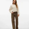 Jeans Vmtessa à taille haute et coupe large