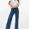 Jeans Vmtessa à taille haute et coupe large