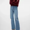 Jeans Vmtessa à taille haute et coupe large