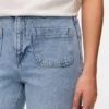Jeans Vmtessa à taille haute et coupe large