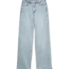 Jeans Vmtessa à taille haute et coupe large, orné de strass