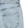 Jeans Vmtessa à taille haute et coupe large, orné de strass