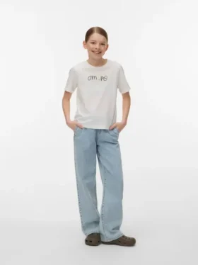 Jeans Vmvaleria à taille mi-haute et coupe large